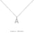 Personalised Alphabet Letter Pendant(s) Necklace