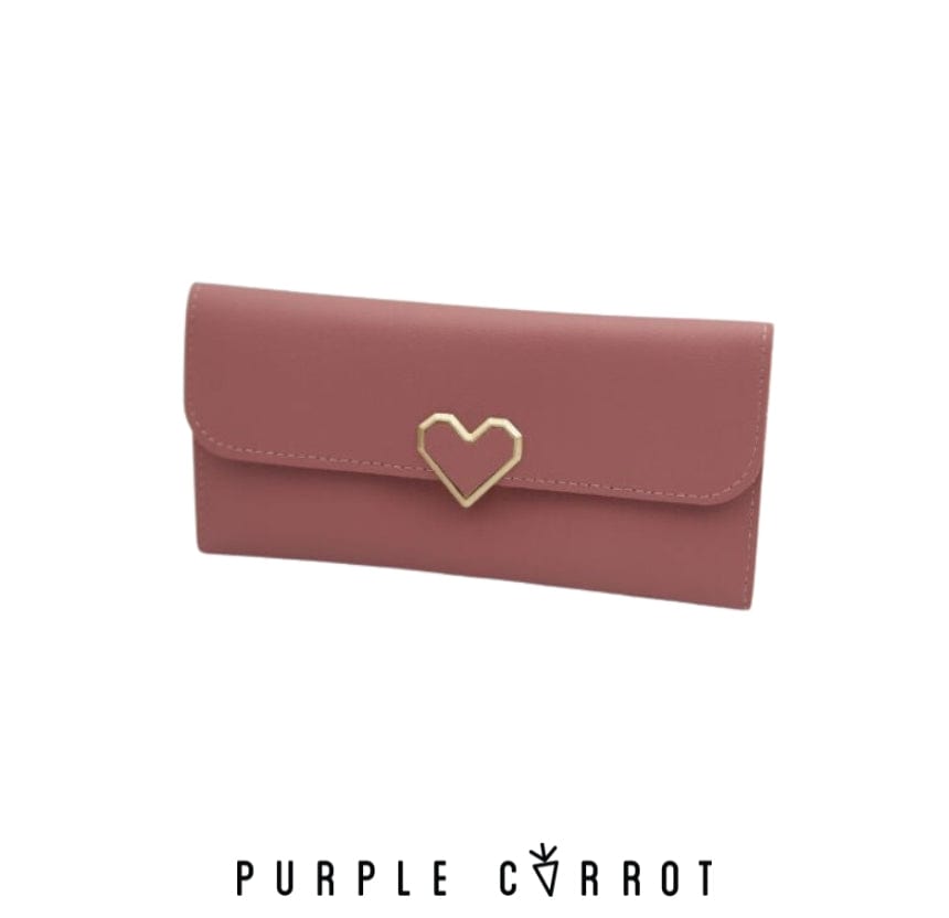 Lovely Heart Clip Wallet