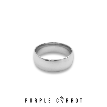 Plain Silver Ring 10mm