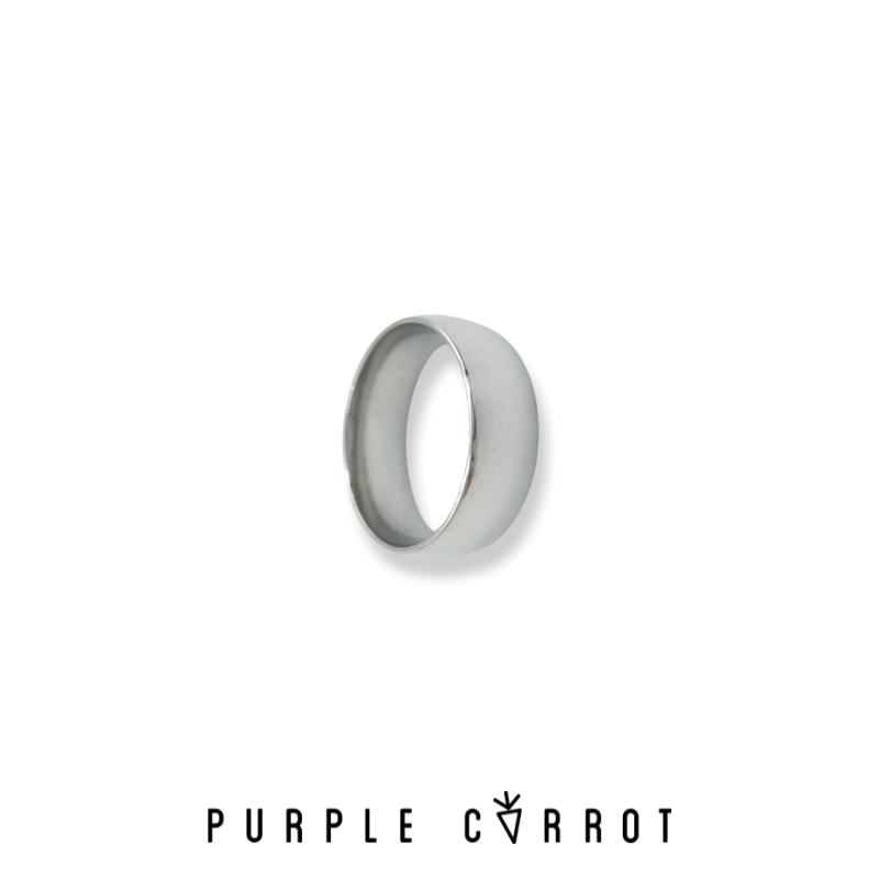 Plain Silver Ring 10mm