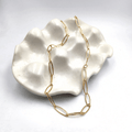 Oval Paperclip Chain Bracelet