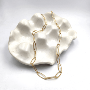 Oval Paperclip  Necklace/Bracelet