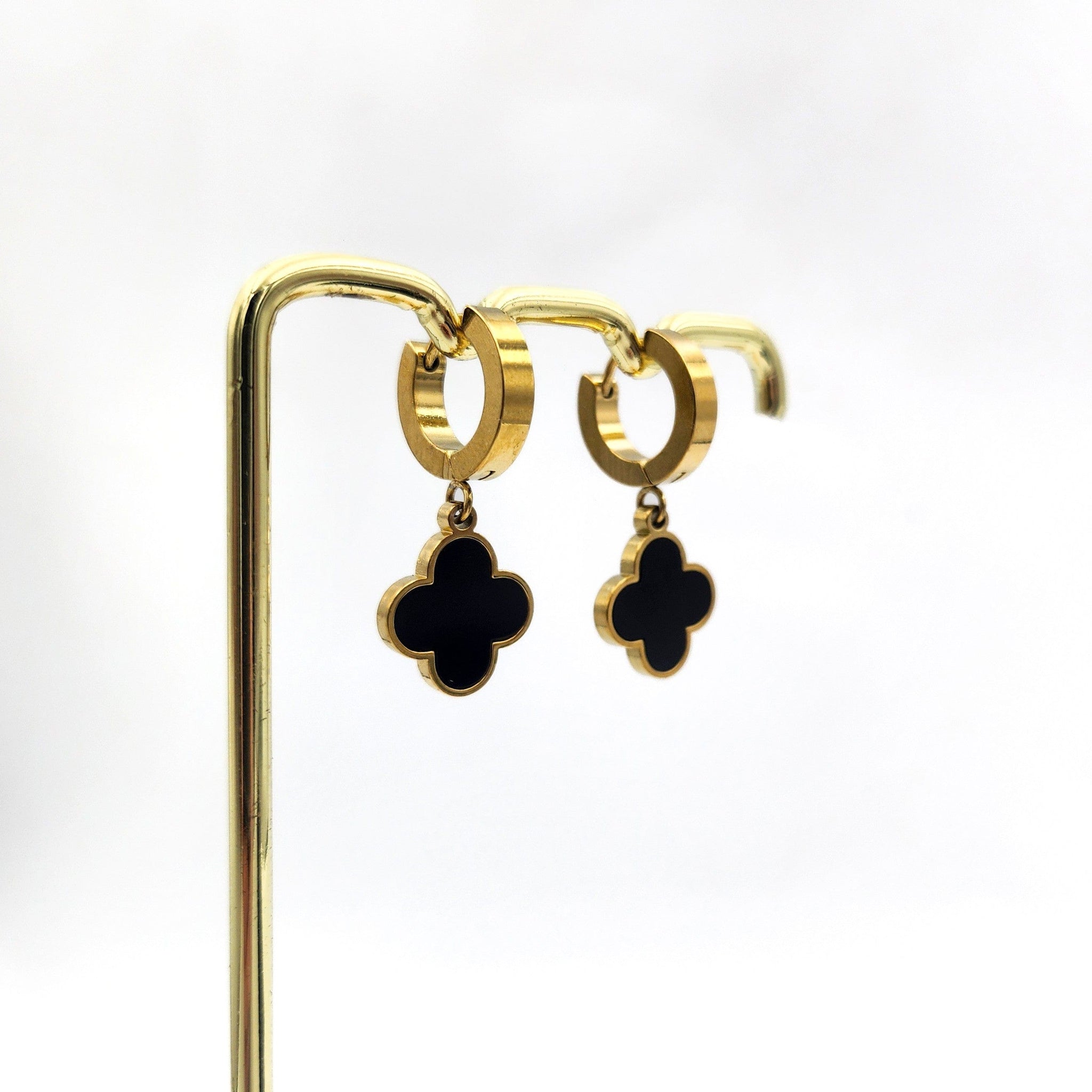 Clover Hoop Earrings