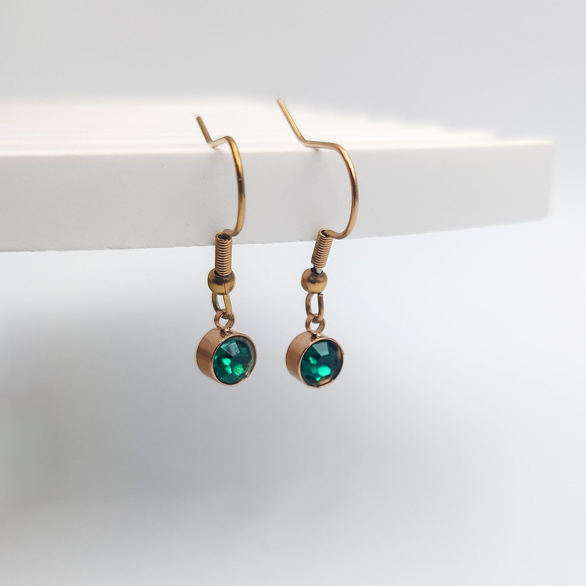 Birthstone Dangling Earrings