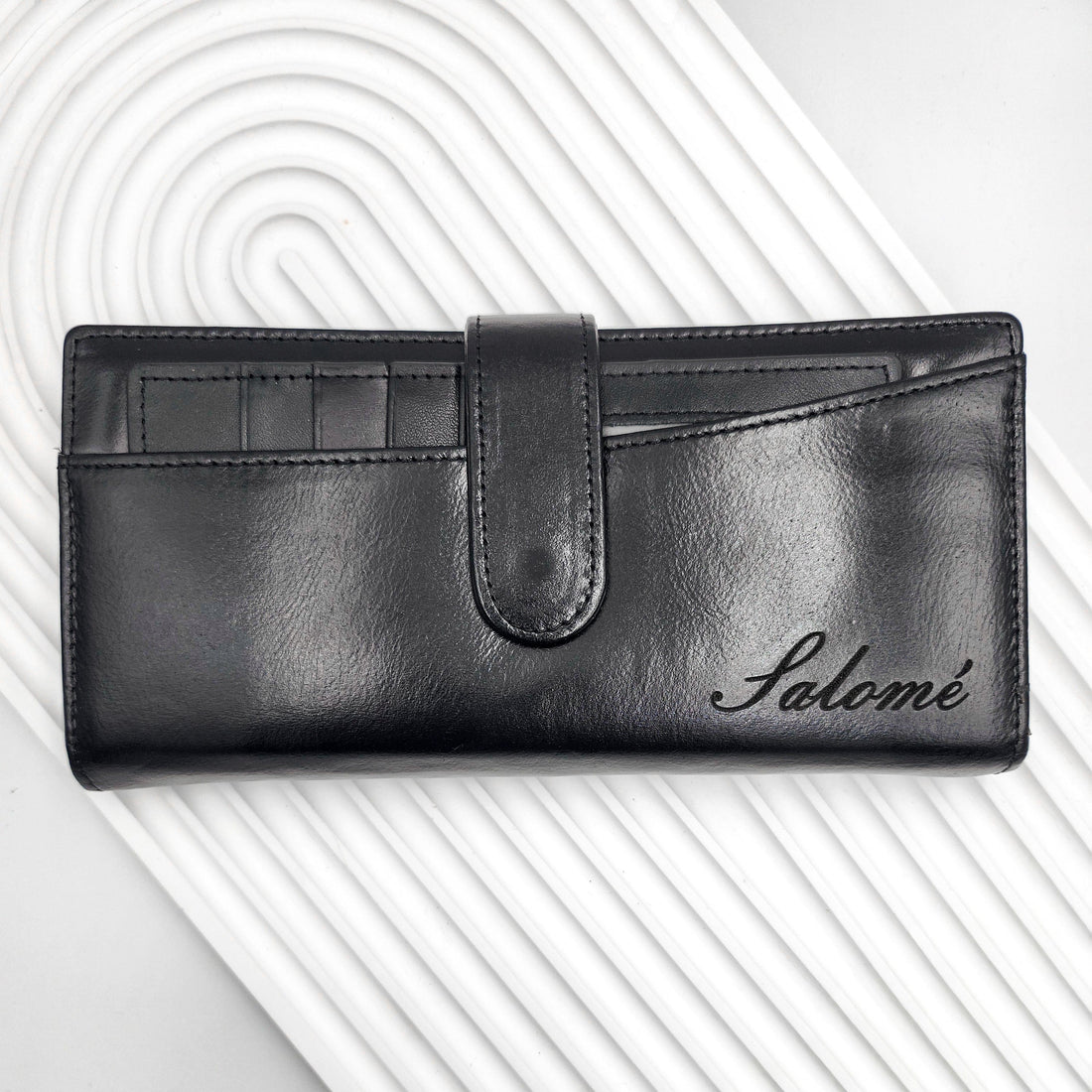 Real Bovine Leather Female Wallet with free courier