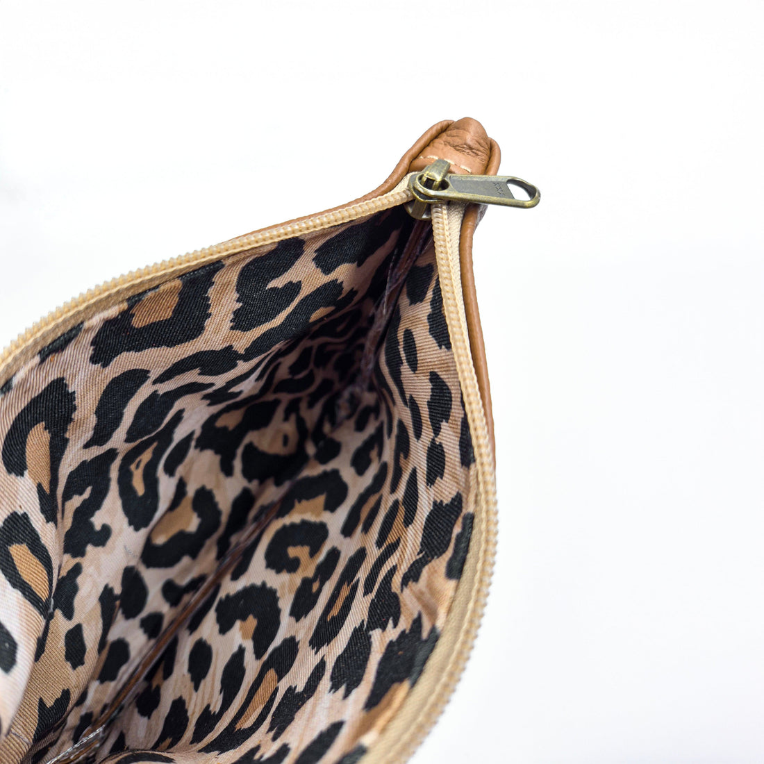 Tumbled Real Leather Make-Up Bag