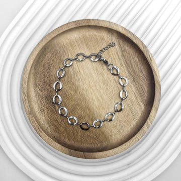 Open Oval Link Chain Bracelet/Necklace