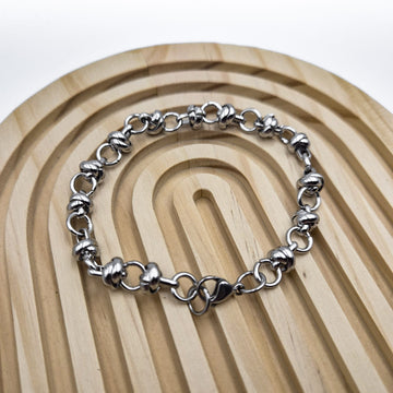 Knot Bead Rolo Chain Bracelet/Necklace