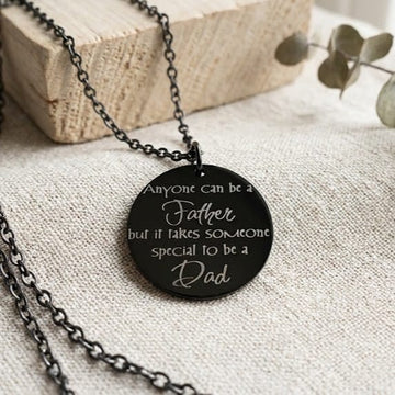 30mm Round Disc Necklace