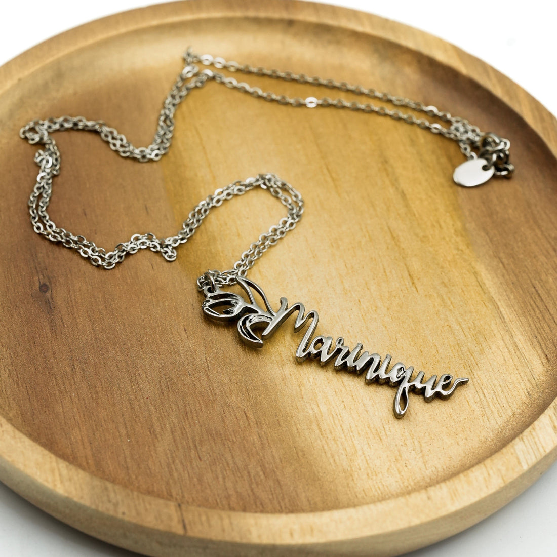 Flower Name Necklace