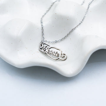 Cutie Cat Name Necklace