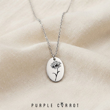 Birthday Month Flower Necklace