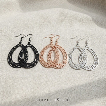 Bohemian Detailed Hoop Earrings