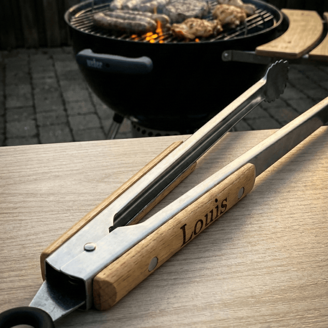 Personalised Braai Tong + Sleeve Set