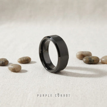 Brushed Black Ring