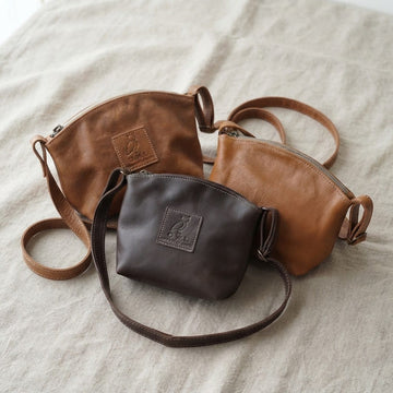 Compact Leather Sling Bag