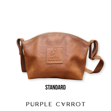 Compact Leather Sling Bag