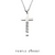 Custom Cross Cutout Name Necklace