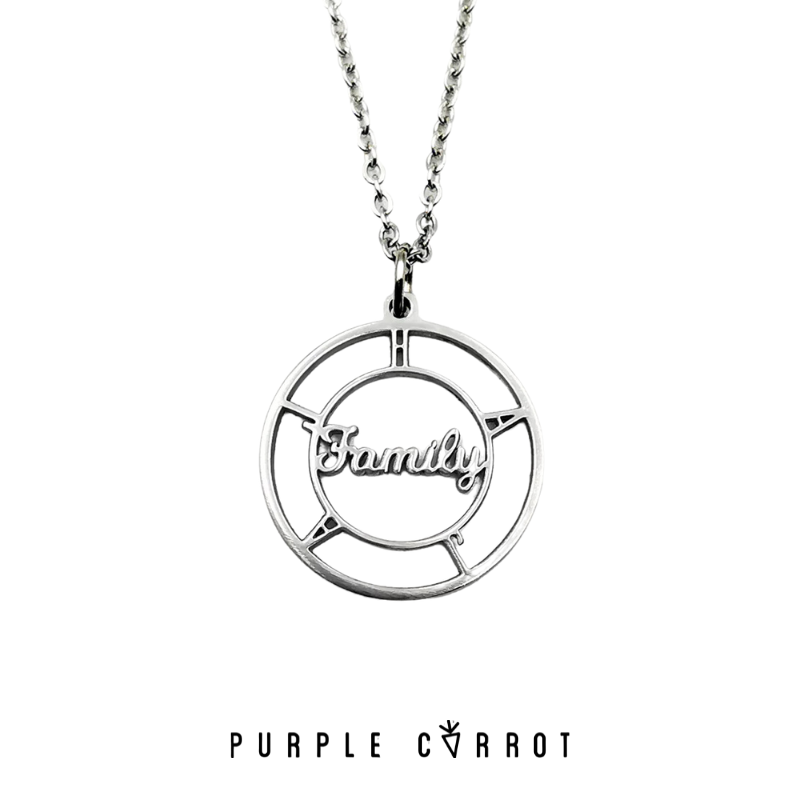 Family  Compass Necklace