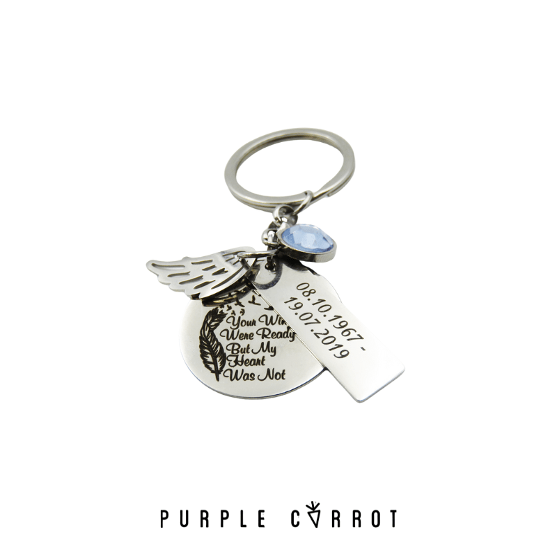 Your Wings Were Ready Necklace OR Keychain