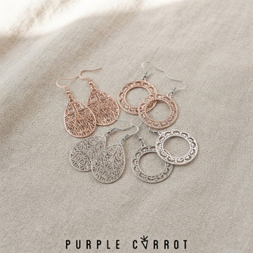 Crafted Curls Earring Collection