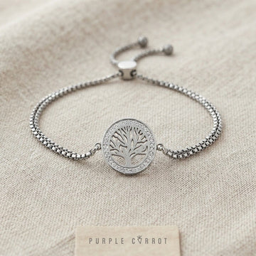Detailed Tree of Life Bracelet