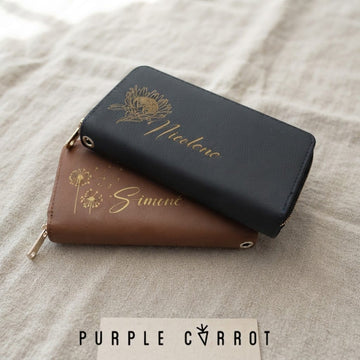 Double Zip Luxe Wallet