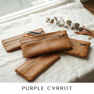 Genuine Leather Pencil Bags