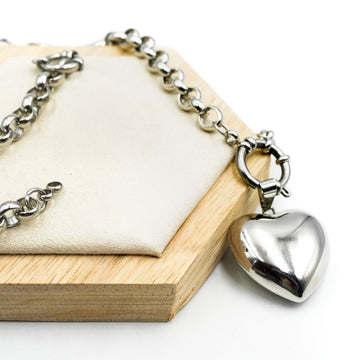 Roly Poly Necklace & Heart Pendant Combo