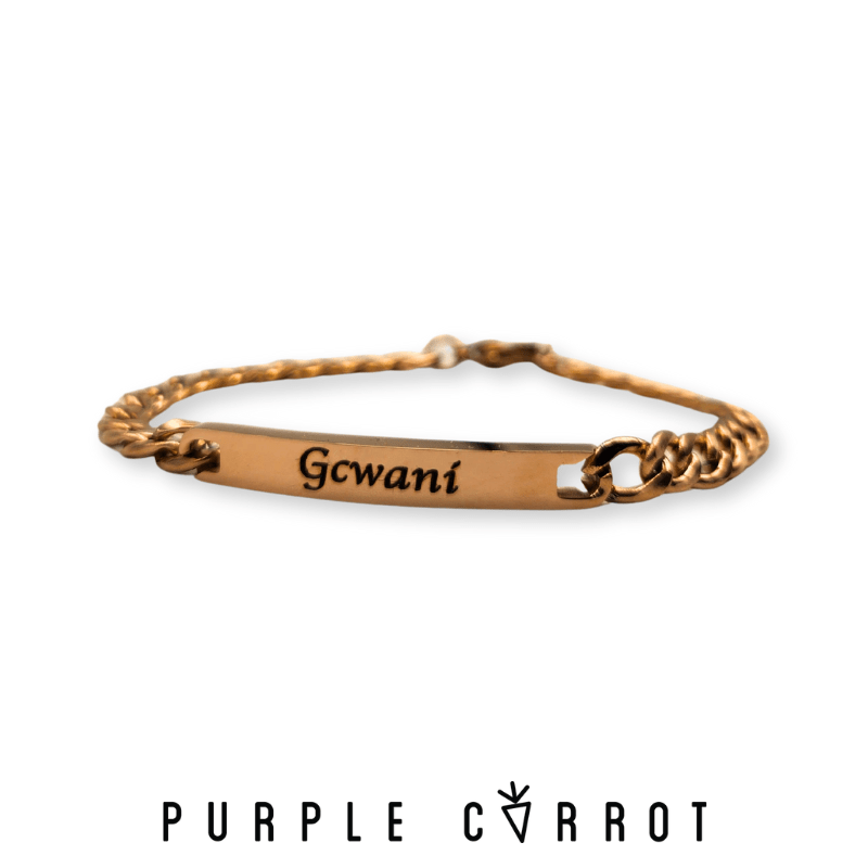 Black/Rose Gold ID Bracelet Black/Rose Gold ID Bracelet
