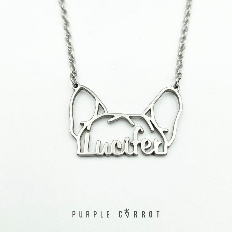 Personalised Dog Cutout Pendant &amp; Necklace