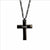Black Cross Pendant & Chain