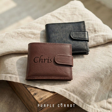 Laser Engraved Clip Wallet