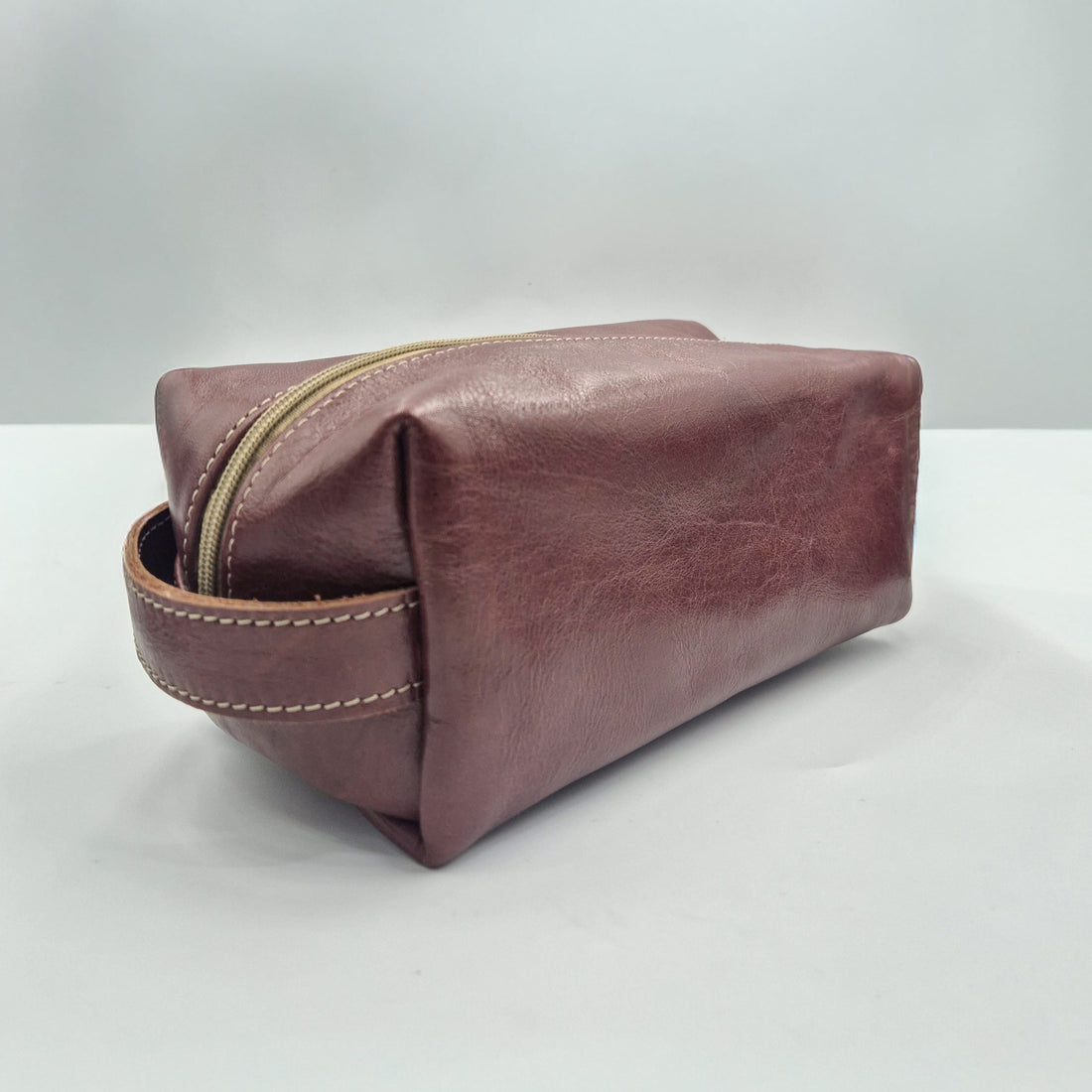 Real Leather Toiletry Bag