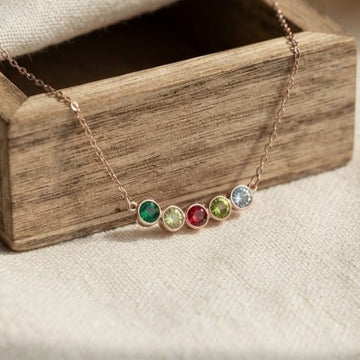 Personalised Birthstone Necklace