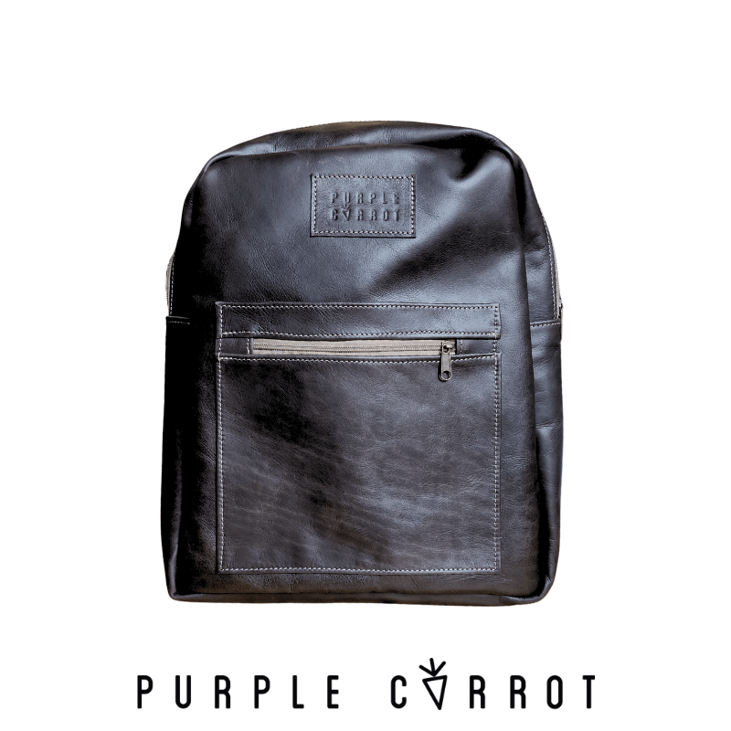 Premium Real Leather Laptop Backpack