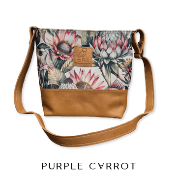 Real Leather Handbags with Suede Detail