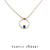 Birthstone Open Circle necklace