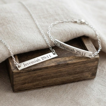 Rectangular Bar Necklace or bracelet