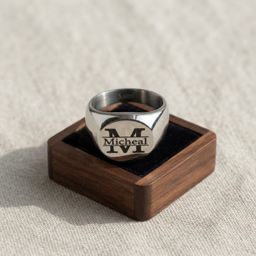 Round Signet Ring