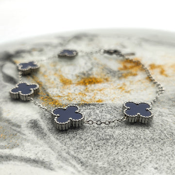 Silver Clover Bracelet
