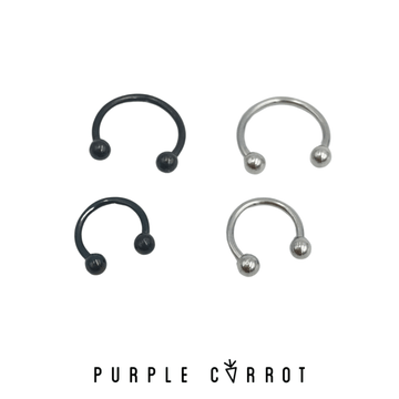 Sleek Horseshoe Piercing