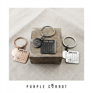 Timeless Love Calendar Keychain