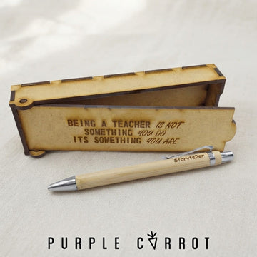 Wooden Bamboo Pen with included Giftbox