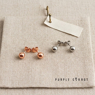 Ball Stud Earrings