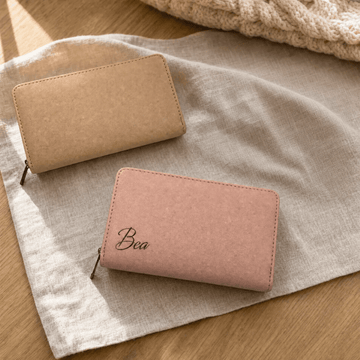 Personalised Luxe Wallet with wooden gift box