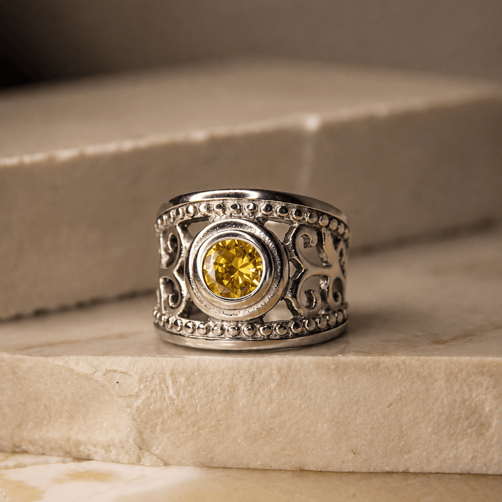 Round Stone Ring