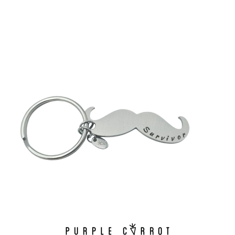Moustache keychain