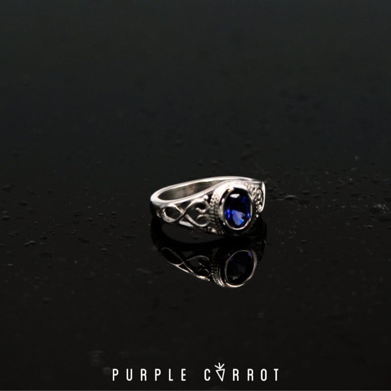 Nicole Vintage Oval Stone Ring