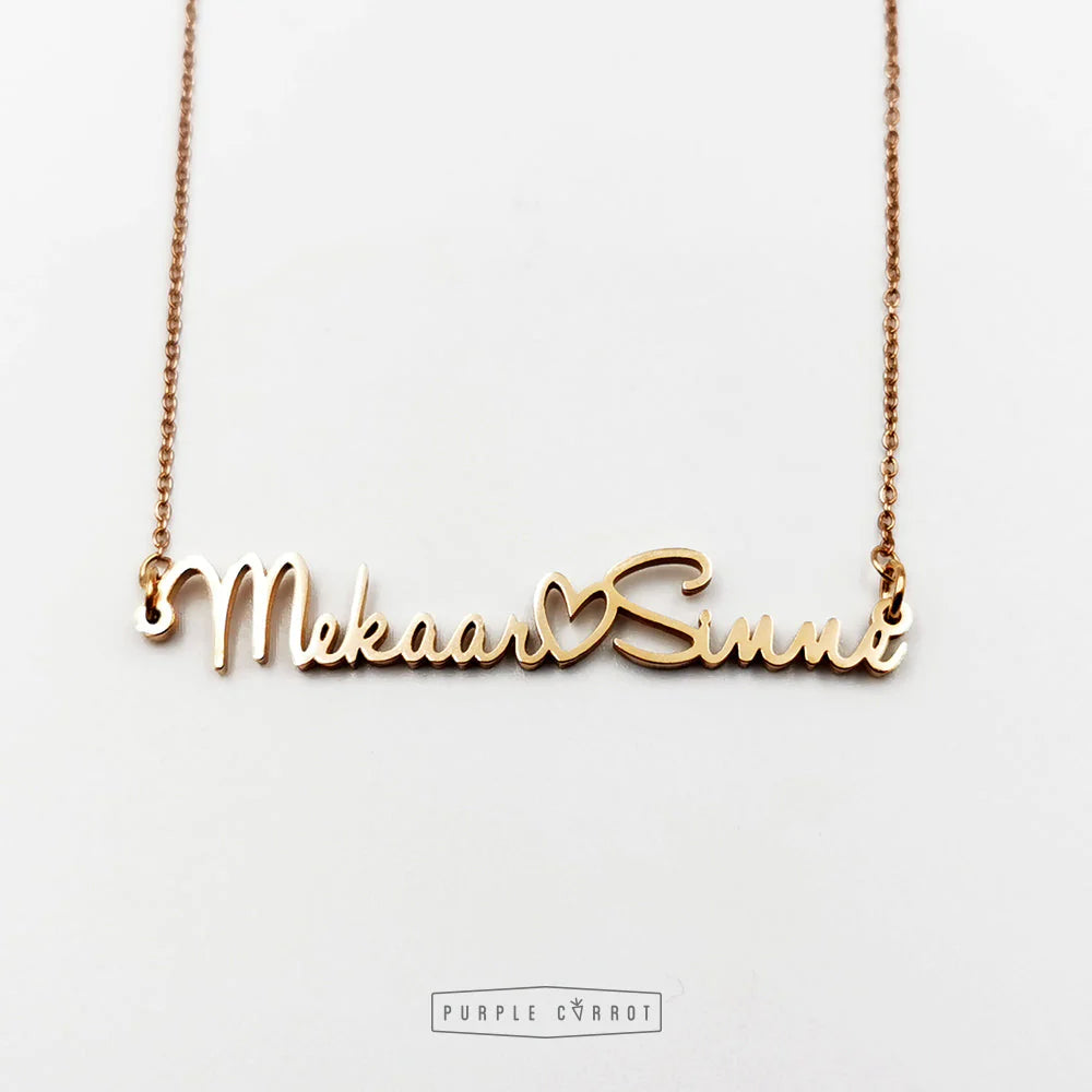 Rosegold Name Necklaces